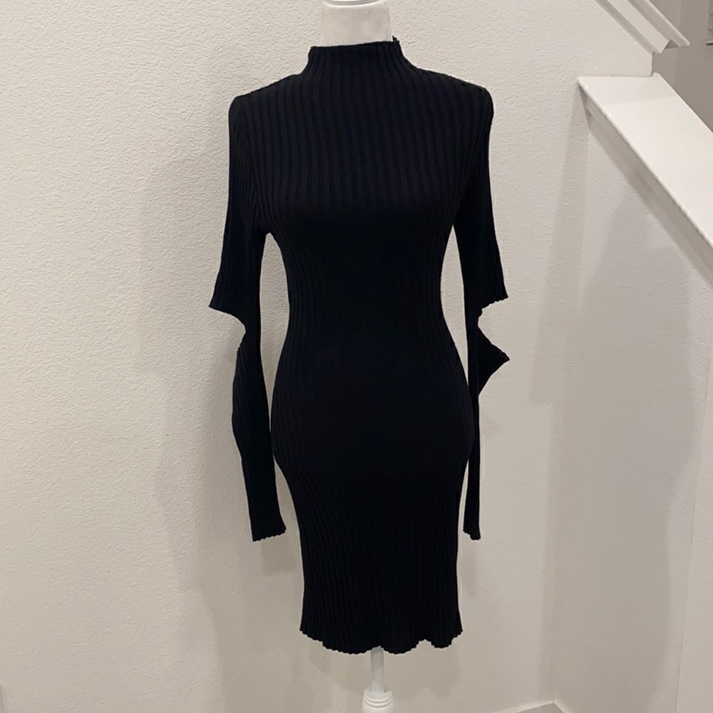 Kenneth Cole New York Midi Sweater Dress.